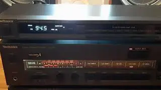 Vintage Technics SU-V96 Amplifier with Technics ST-S96 Stereo Tuner