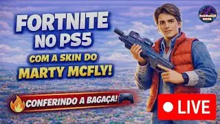 FORTNITE no PS5 com a Skin do Marty McFly! 🔥 CAPITULO 7: T1 (1080p60 HDR) + VICTORY