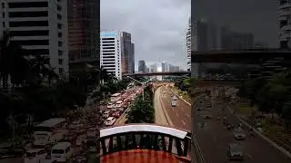 JPO Sudirman 🇮🇩🌷🧳 #jakarta - Top Attractions in 4K ID