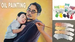 👉 OIL PAINTING TIME-LAPSE #16 ❤️ How to paint oil painting portraits on canvas in a simple way ❤️
