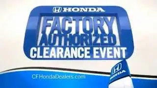 АВТОРИЗОВАННАЯ РАСПРОДАЖА ЗАВОДА HONDA!