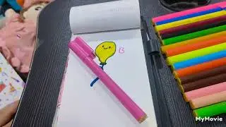 Draw Balloon 🎈 with me