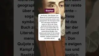Don Quijote &ndash; ein literarischer Botschafter der Menschheit. #b&uuml;cher