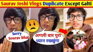 Sourav Joshi Duplicate Salman Ansari Apologized To Sourav Joshi😥|| @yt-news-999