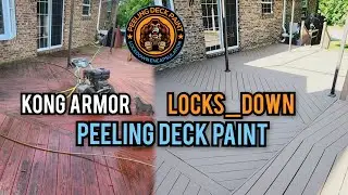 Deck in Bethel, Ohio is rescued from peeling paint via Lockdown Encapsulation from Kong Armor &trade;