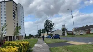 Relaxing Walk Around Marsh House Avenue to Low Grange Avenue Billingham, Stockton-on-tees NE England