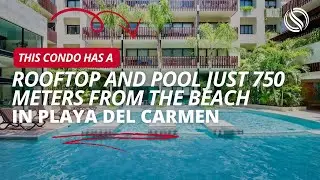 This Condo Has a Rooftop and Pool Just 750 Meters from the Beach in Playa del Carmen