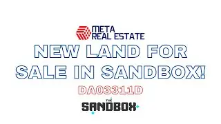 New Land For Sale In The Metaverse - Meta Real Estate (DA03311D)