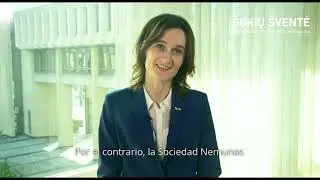 Salutación de la Presidenta del Parlamento de la República de Lituania, Viktorija Čmilytė-Nielsen