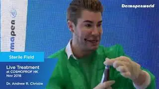 Hong Kong Dermapen4 live treatment by Dr. Andrew Christie