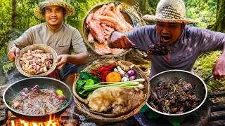 Cooking Mongoose and rat you never try this food and eating so delicious