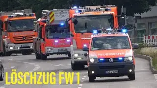 [ 🚨 BMA Stufe 3 & Pressluftgru&szlig; 🚒 ] L&ouml;schzug FW 1 S&uuml;d BF Stuttgart