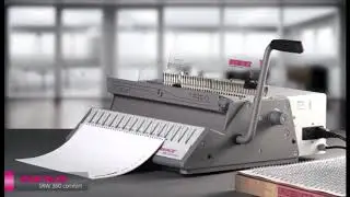Renz - SRW 360 3:1 Pitch Comfort Plus  Wire Binding and Electric Punching Machine