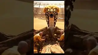 Old Men Rescue vs The Giant Robotic Snake | Epic FIFA Stadium Cinematic (4K Ultra Realistic) #fifa