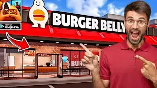 I OPENED A BURGER SHOP | NEW GAME RELEASE 🔥| BURGER BELLY 😋
