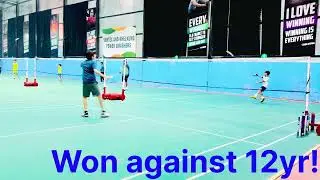 Won against 12 yr today!!
