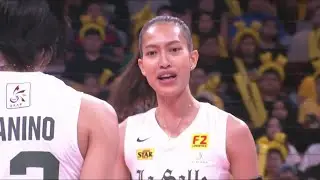 DLSU&rsquo;s Thea Gagate with the STAREDOWN vs UST😤 | UAAP SEASON 86 WOMEN'S VOLLEYBALL