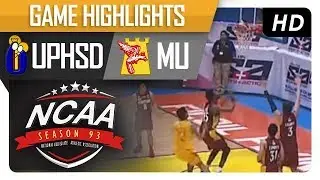 MU vs. UPHSD | NCAA 93 | Game Highlights | October 5, 2017