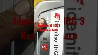 Idemitsu 2T IRG 3# kemasan baru #indemitsu #jakbar #jogloraya #oli #motor  #motor2T #Darmenmotor
