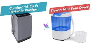 Сравнение компактных стиральных машин: COMFEE' против мини-центрифуги Elevon 🧺⚡️ | Портативная ст...