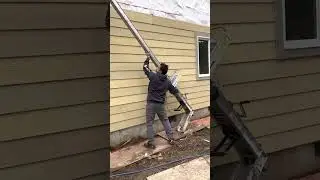 Pumpjack scaffolding how to get it up by yourself if needed! Similar to standing a heavy ladder