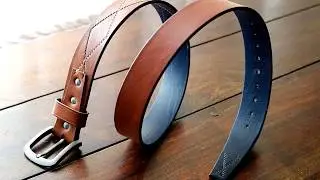 The Making of a Handmade Leather Belt - Πως φτιάχνεται μία χειροποίητη δερμάτινη ζώνη