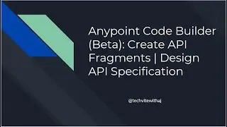 Anypoint Code Builder_ Design API Specification