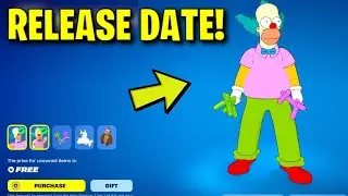 KRUSTY THE CLOWN SKIN RELEASE DATE in FORTNITE ITEM SHOP! (When WILL Krusty Skin RELEASE?)