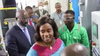 Liberia President George Weah Introducing Liberia&rsquo;s 1st Medical Oxygen Plant- Monrovia Liberia 🇱🇷