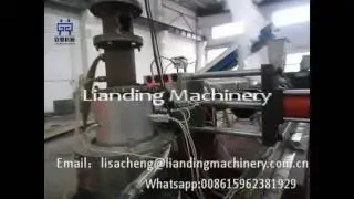 Water ring cutting pelletizing machine,pp pe granulating line