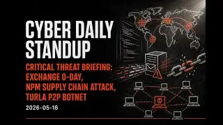 Critical Exchange Zero-Day & Node.js Supply Chain Attack | Turla APT Botnet Upgrade