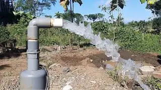 SUMUR BOR GUNUNG 🔴 Sukses di kedalaman 100 meter