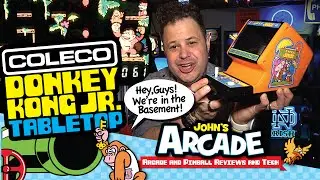 Donkey Kong Junior Jr. Tabletop Coleco Nintendo Game & Watch Review - 1983 - Best game ever!