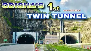 The twin tunnel project on the Raipur-Visakhapatnam_in Odisha's Koraput district near Sunki Ghat.