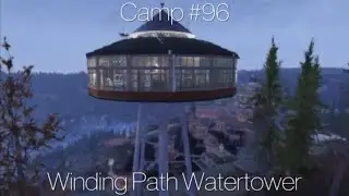 Fallout 76 Camp Build | Winding Path Watertower | Clean // Modern // Pre-Existing Structure