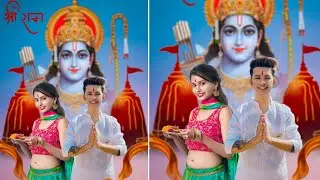 Ram Navami Photo Editing || picsart ramnavami photo editing || Jay Shee Ram Photo Editing 2022