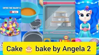 Cake 🎂 bake by Angela 2 || #MyTalkingAngela2 #Fashion #Games #Fun #Cute