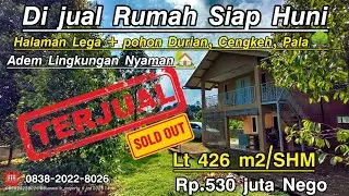 🏡 Dijual Rumah 2 Lantai Gaya Villa Siap Huni – Halaman Luas, Udara Sejuk & Lingkungan Tenang 🌿