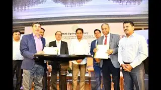 In The Presence of Industries Minister@KTRTRS,Telangana Govt.And Daifuku Signed An MoU To Set Up...