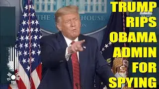 Trump Rips Obama Admin for Spying - MIC DROP - MEDIA SILENT!!!