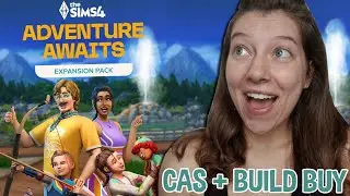 The Sims 4 Adventure Awaits Expansion Pack Review | CAS + BUILD BUY | OhcluckGames