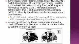 Neurological Basis For Learning Disabilities: Implications for Educational Practice
