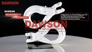 DAWSON DS082 G80 European Type Clevis Self locking Hook for Lifting Chain Slings