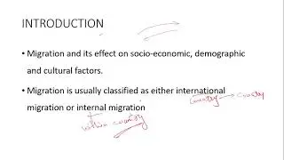 Population Studies || Migration | concepts  || imp for UGC NET/JRF