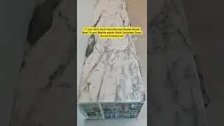 17 july 2025 Auris Serenity kanchpada Malad West Tv unit Marble polish Work  Team Secure Enterprises