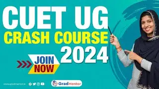 CUET UG CRASH COURSE 2024 I Admission Started