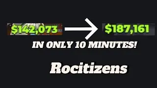 Rocitizens money glitch mobile or pc roblox 2024!! no house