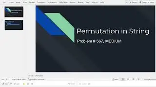 Permutation in String | Leetcode 567 | MEDIUM
