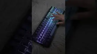Gradient keyboard,cool master in the game rhythm!!!🖤🆒🎮☠️ #fyp #keyboard #trend