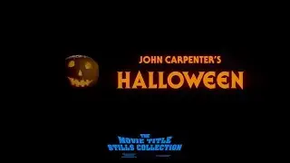 Halloween (1978) title sequence